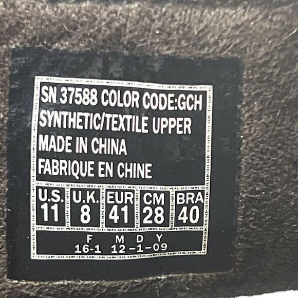 Skechers Tone-ups Wedge Flip Flop Womens 11 Brown Multicolor Woven Thong Sandals - Picture 10 of 11